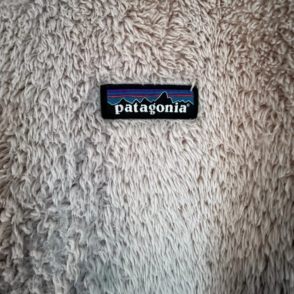 Womens XXL Fleece Patagonia Pull Over 1/4 Zip Champagne Color - Picture 2 of 9